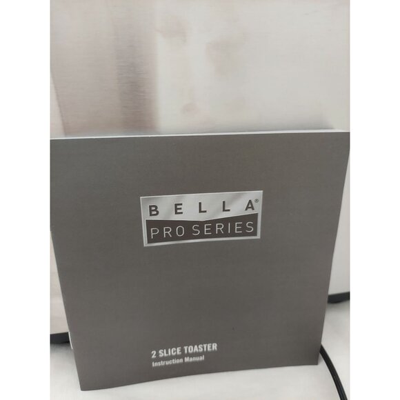 Bella Classics 2-Slice Wide-Slot Toaster - Stainless Steel Multi Setting Toaster - Picture 6 of 9